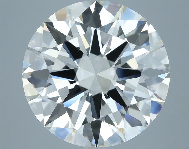 8.05ct H VS1 Rare Carat Ideal Cut Round Diamond