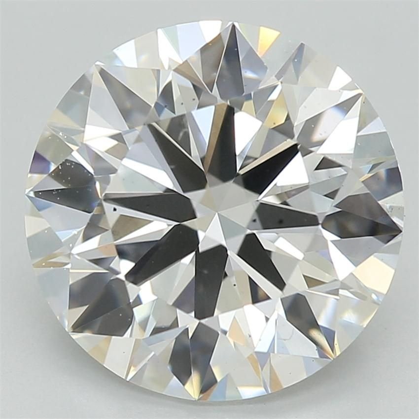 3.01ct E VS2 Rare Carat Ideal Cut Round Lab Grown Diamond