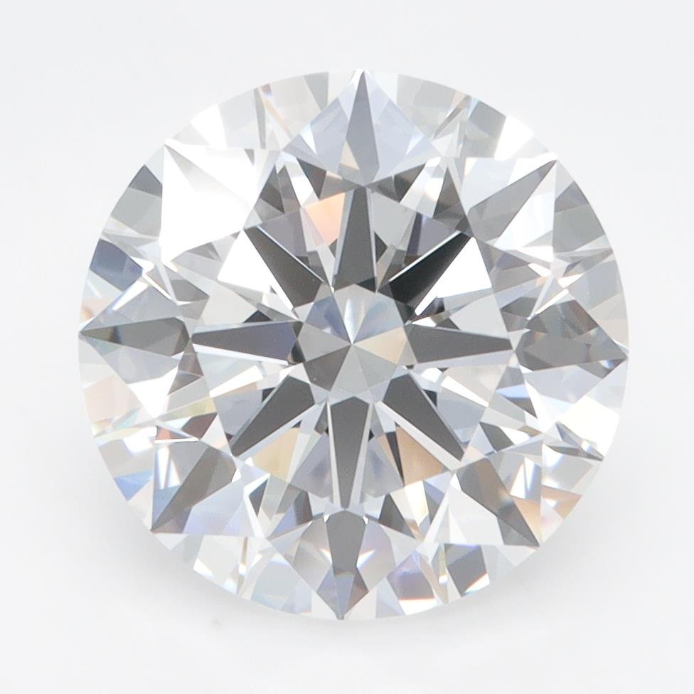 4.55ct D FL Rare Carat Ideal Cut Round Lab Grown Diamond