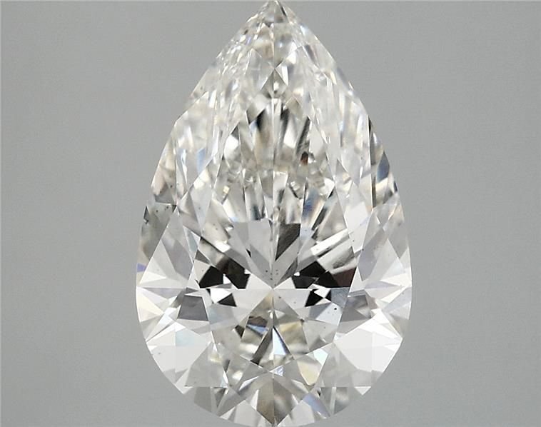 3.03ct H VS2 Rare Carat Ideal Cut Pear Lab Grown Diamond
