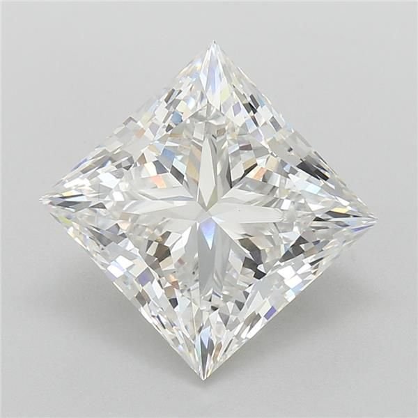 8.27ct F VS1 Rare Carat Ideal Cut Princess Lab Grown Diamond