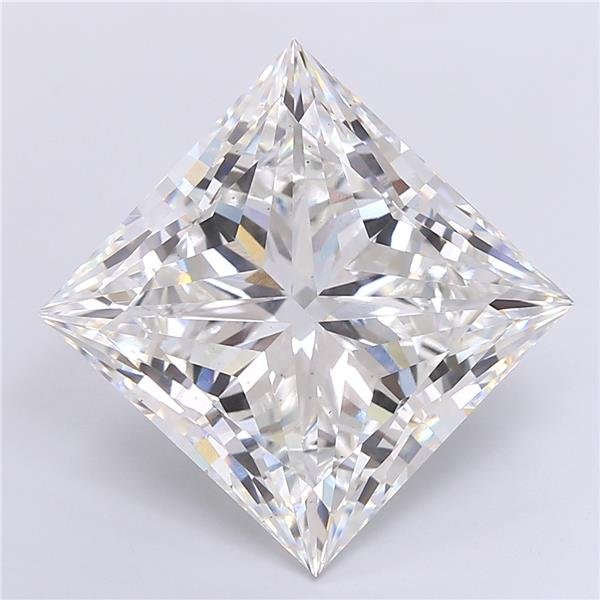 18.18ct G VS2 Rare Carat Ideal Cut Princess Lab Grown Diamond