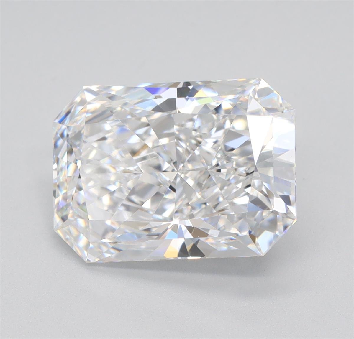 3.06ct E VVS2 Rare Carat Ideal Cut Radiant Lab Grown Diamond