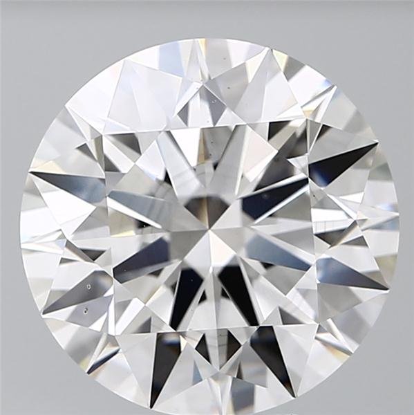 6.26ct F VS2 Rare Carat Ideal Cut Round Lab Grown Diamond