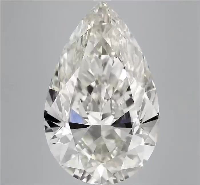 11.99ct I VVS1 Rare Carat Ideal Cut Pear Diamond
