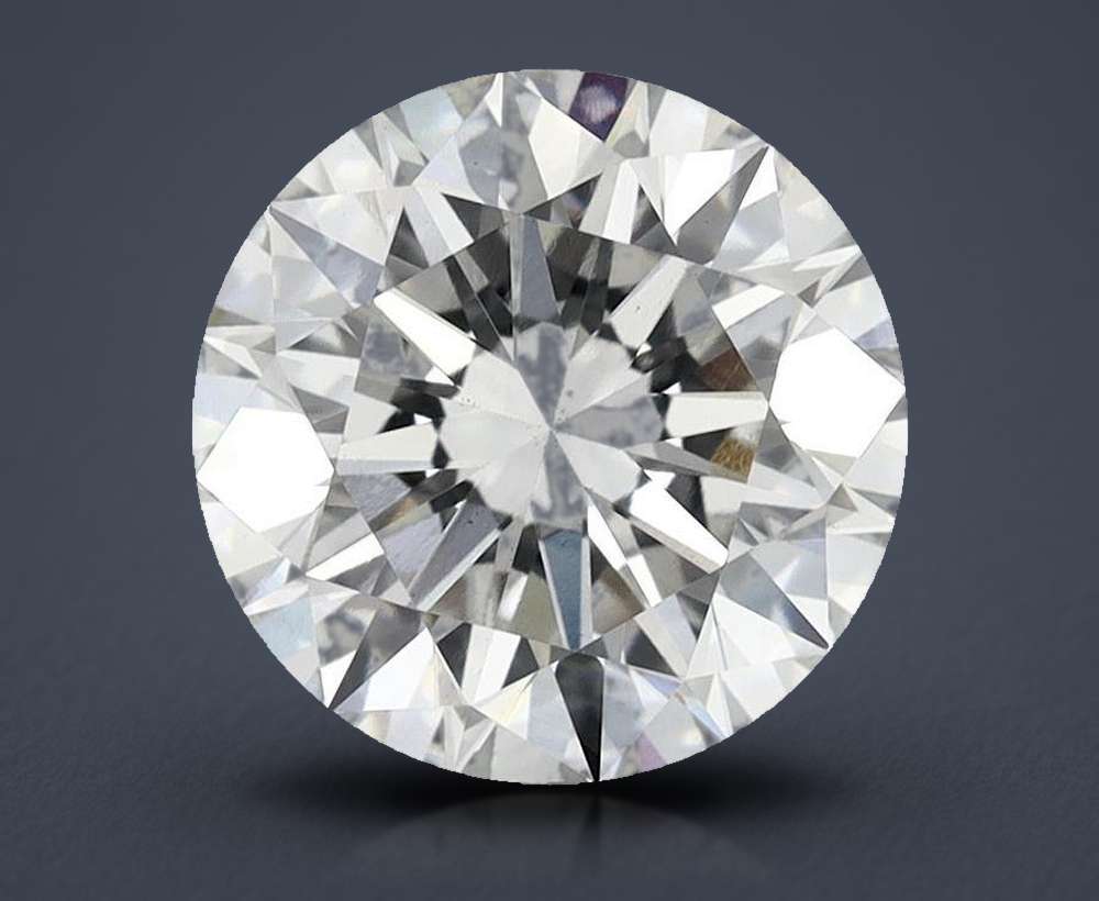 3.33 Carat Round Lab Diamond