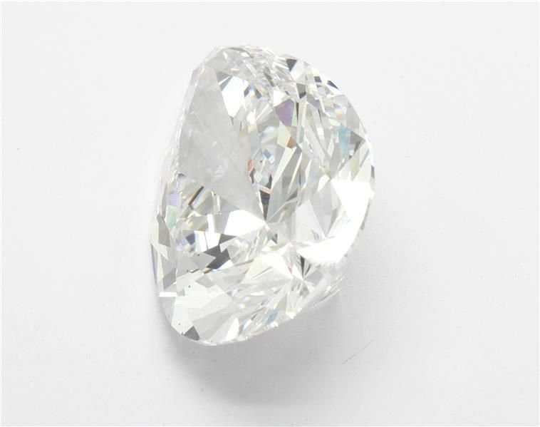 6.18ct F VS2 Rare Carat Ideal Cut Pear Lab Grown Diamond