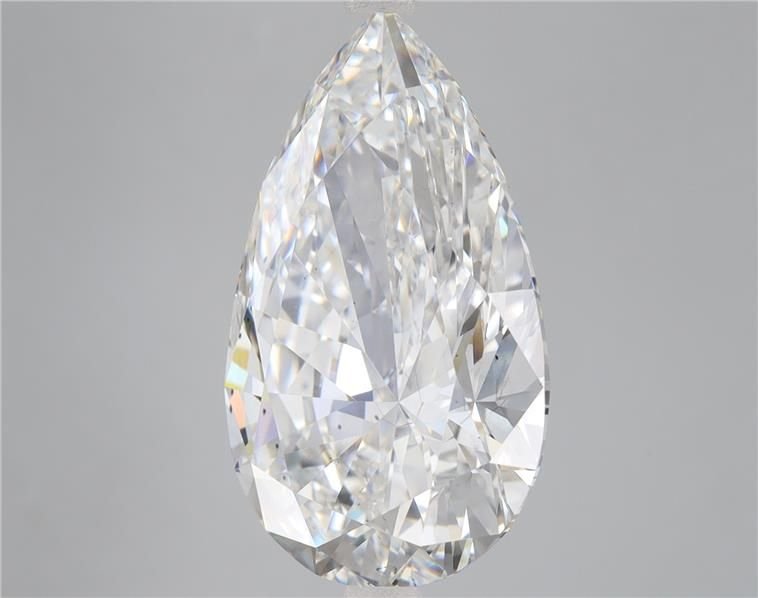 7.68ct G SI1 Rare Carat Ideal Cut Pear Lab Grown Diamond