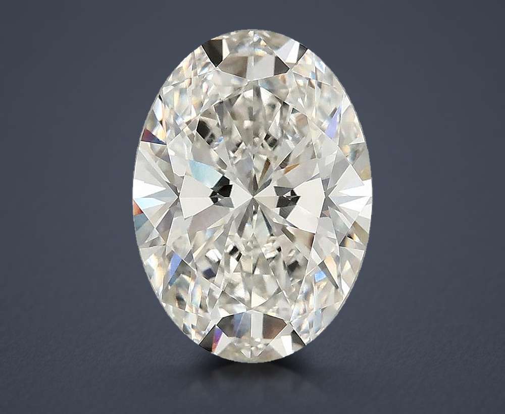 3.94 Carat Oval Lab Diamond