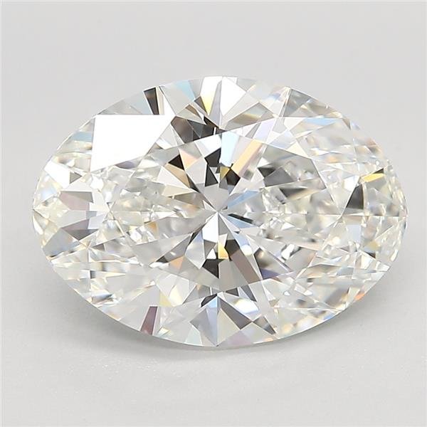 3.52ct G VS1 Rare Carat Ideal Cut Oval Lab Grown Diamond