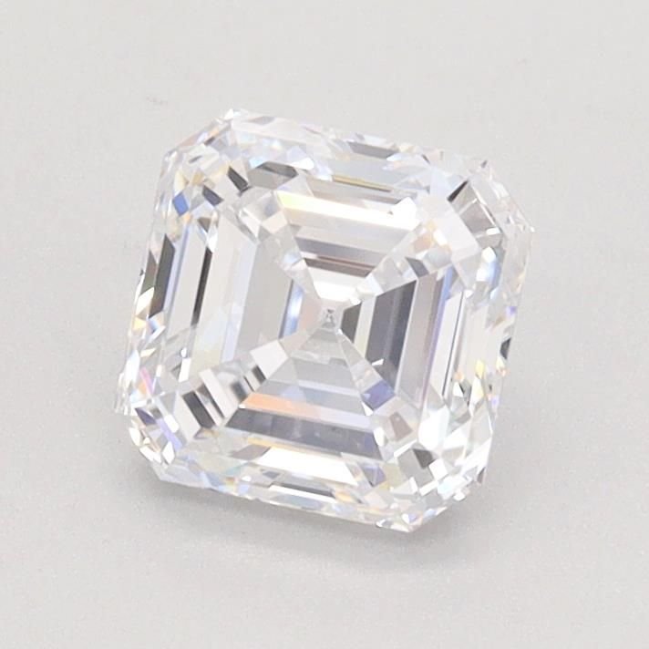 1.06ct D VVS2 Rare Carat Ideal Cut Asscher Lab Grown Diamond