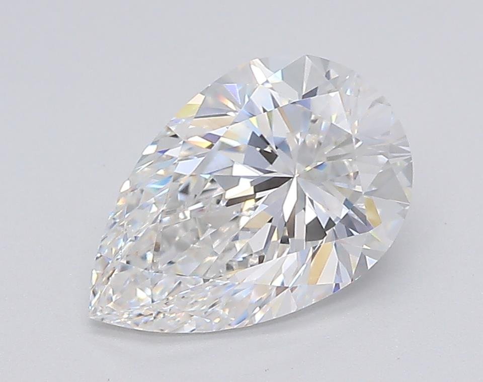 1.51ct E VS1 Rare Carat Ideal Cut Pear Lab Grown Diamond