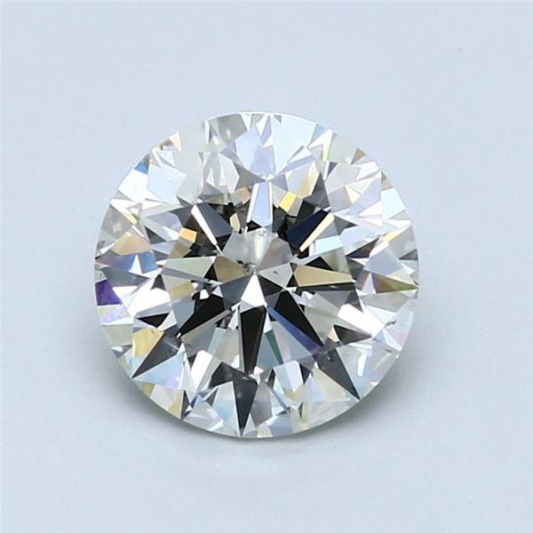 2.04ct J SI1 Rare Carat Ideal Cut Round Diamond