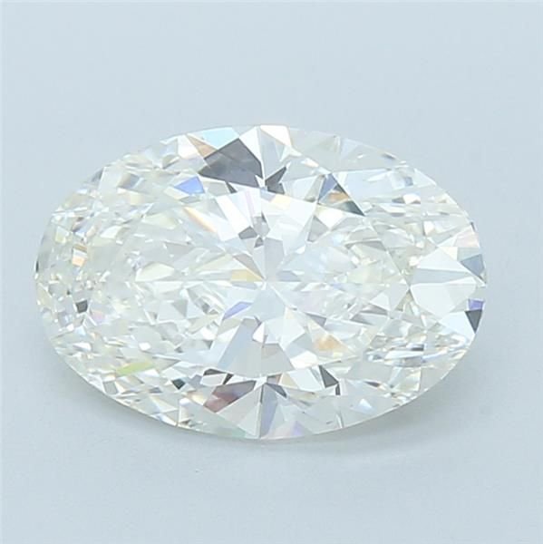 3.07ct H VVS2 Rare Carat Ideal Cut Oval Lab Grown Diamond