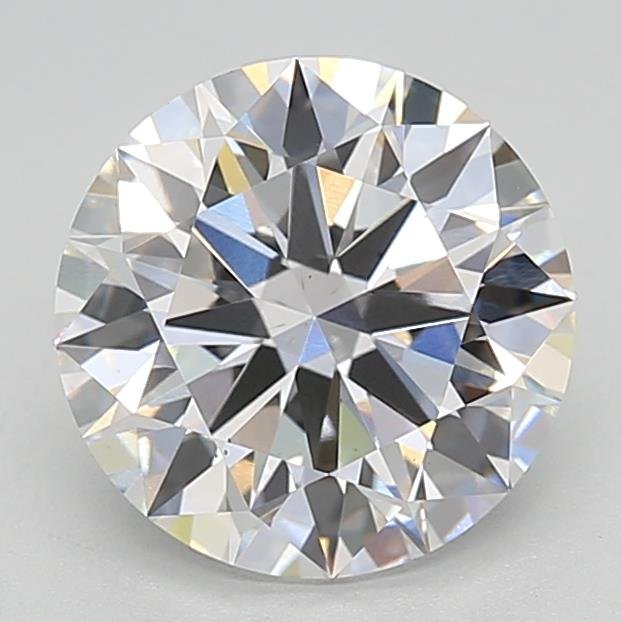 3.02ct E VS2 Rare Carat Ideal Cut Round Lab Grown Diamond