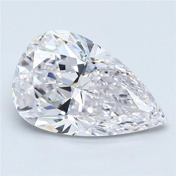 3.01ct E IF Excellent Cut Pear Diamond