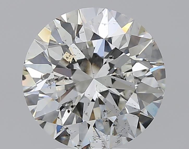 3.52ct H SI2 Rare Carat Ideal Cut Round Diamond