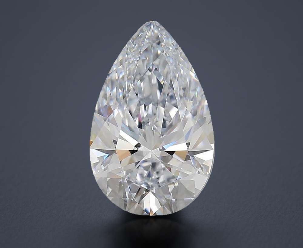 4.02 Carat Pear Lab Diamond