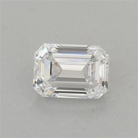 0.53ct D VVS2 Excellent Cut Emerald Lab Grown Diamond