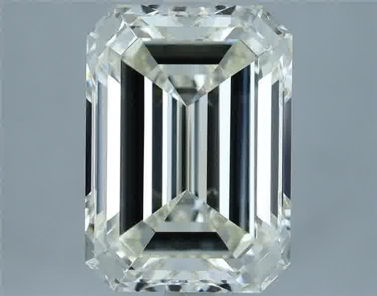 4.51ct I VVS1 Rare Carat Ideal Cut Emerald Diamond