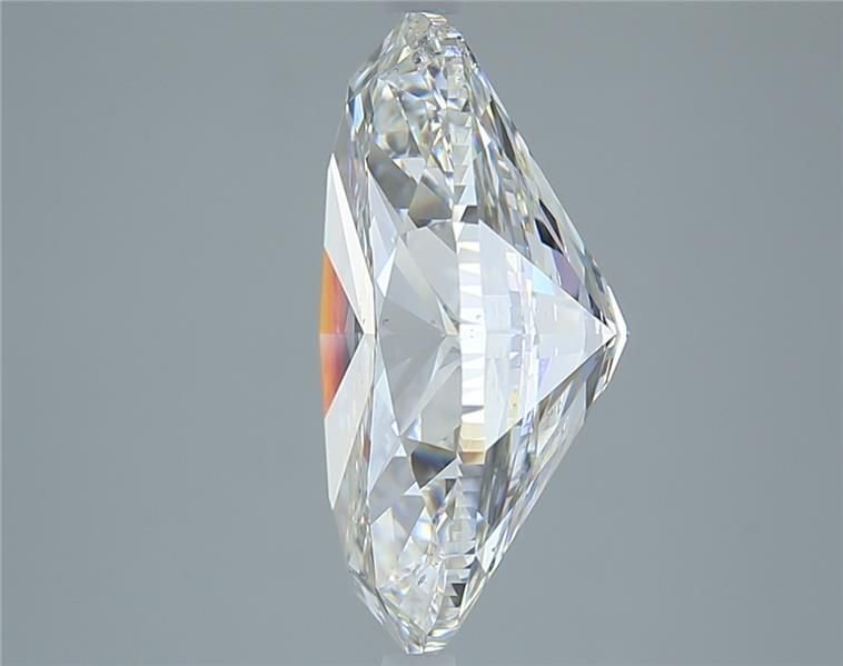 7.02ct F SI1 Rare Carat Ideal Cut Oval Diamond