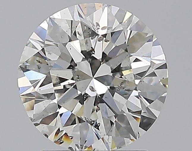 2.09ct H SI2 Rare Carat Ideal Cut Round Diamond