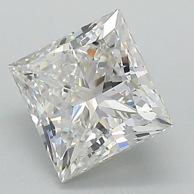 1.50ct F VS1 Rare Carat Ideal Cut Princess Lab Grown Diamond