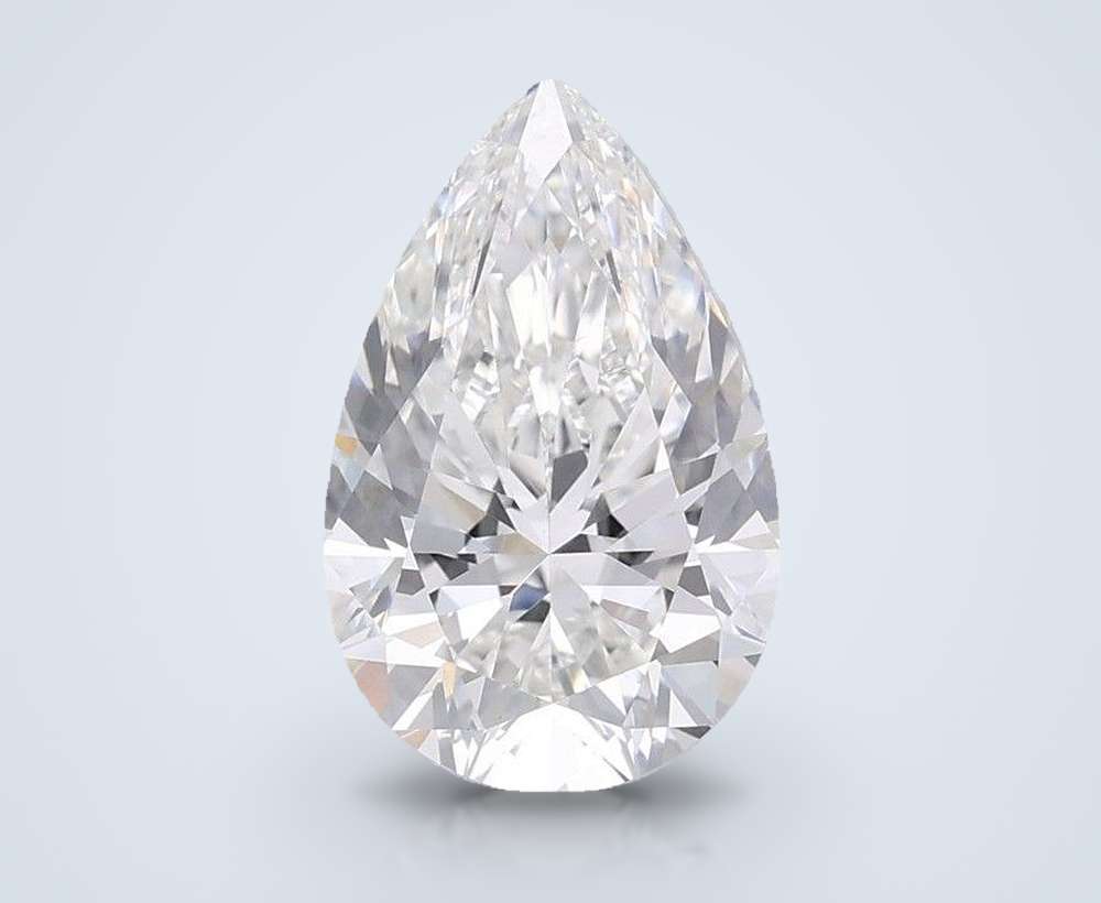3.00 Carat Pear Lab Diamond