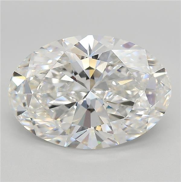 5.20ct E VS1 Rare Carat Ideal Cut Oval Lab Grown Diamond