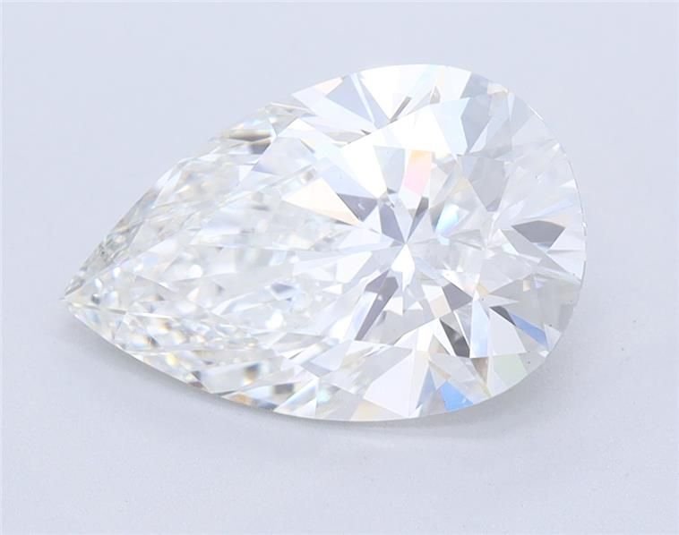 2.44ct F VS1 Rare Carat Ideal Cut Pear Lab Grown Diamond