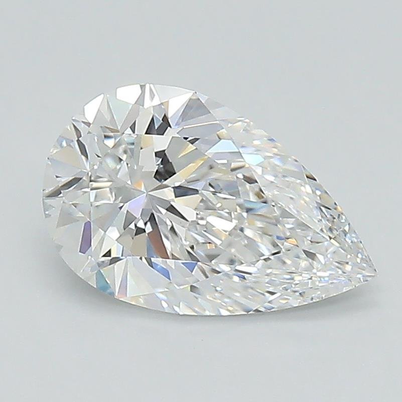 1.34ct E VVS2 Rare Carat Ideal Cut Pear Lab Grown Diamond