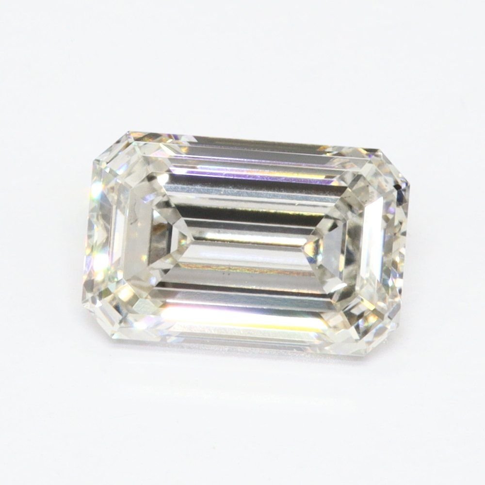 1.51ct H VS2 Rare Carat Ideal Cut Emerald Lab Grown Diamond