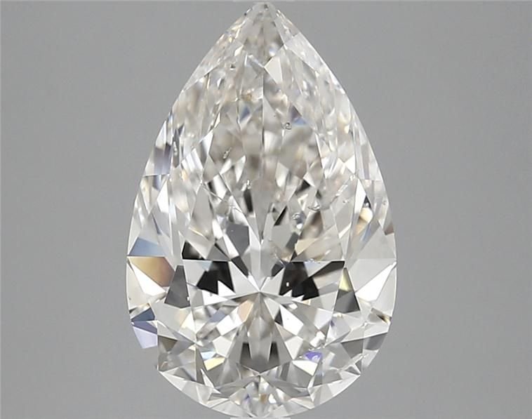3.53ct J SI2 Rare Carat Ideal Cut Pear Diamond