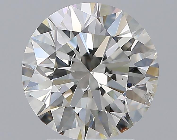 2.60ct J SI2 Rare Carat Ideal Cut Round Diamond