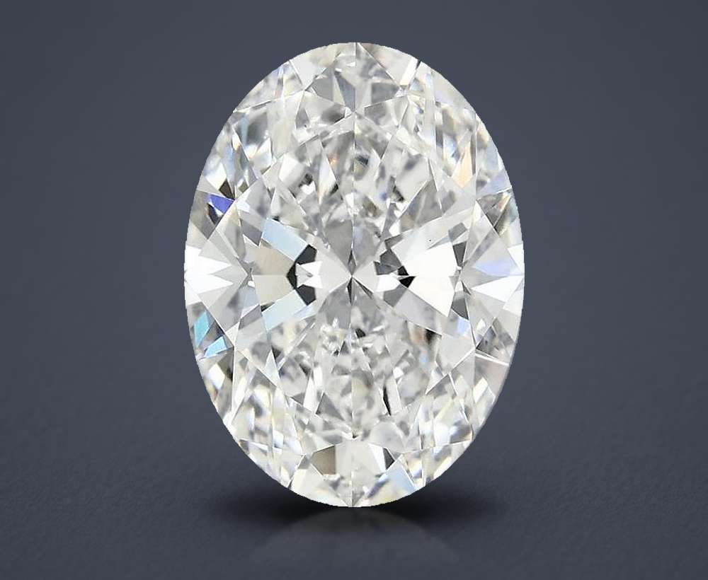3.64 Carat Oval Lab Diamond