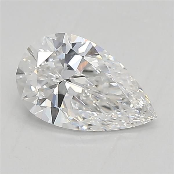 0.88ct D VVS2 Rare Carat Ideal Cut Pear Lab Grown Diamond