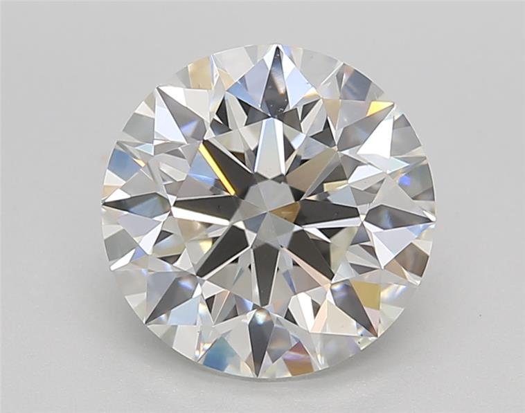 2.84ct F VS2 Rare Carat Ideal Cut Round Lab Grown Diamond