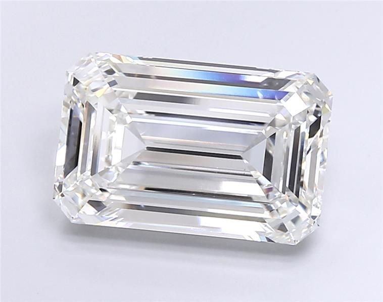 15.07ct G VVS2 Excellent Cut Emerald Lab Grown Diamond