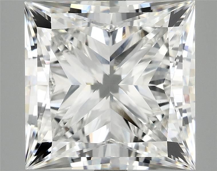 8.03ct F VVS2 Rare Carat Ideal Cut Princess Lab Grown Diamond