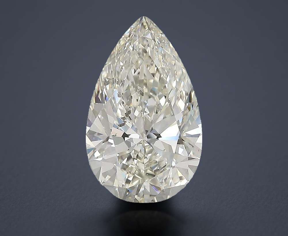 4.02 Carat Pear Natural Diamond