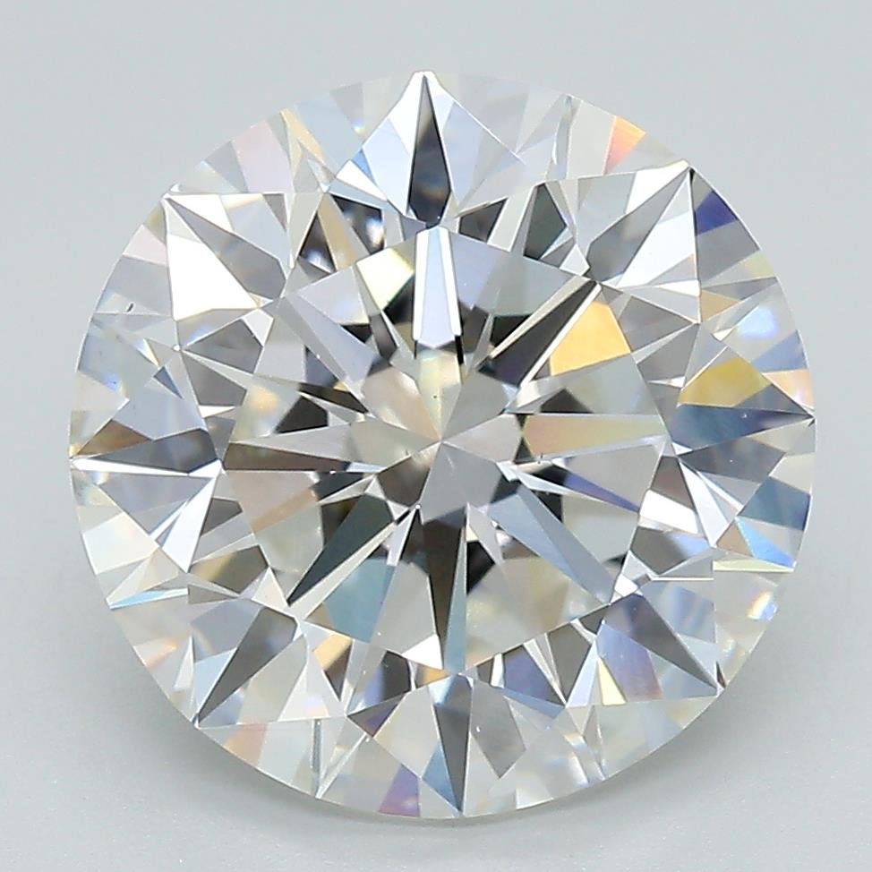 6.10ct F VS1 Ideal Cut Round Lab Grown Diamond