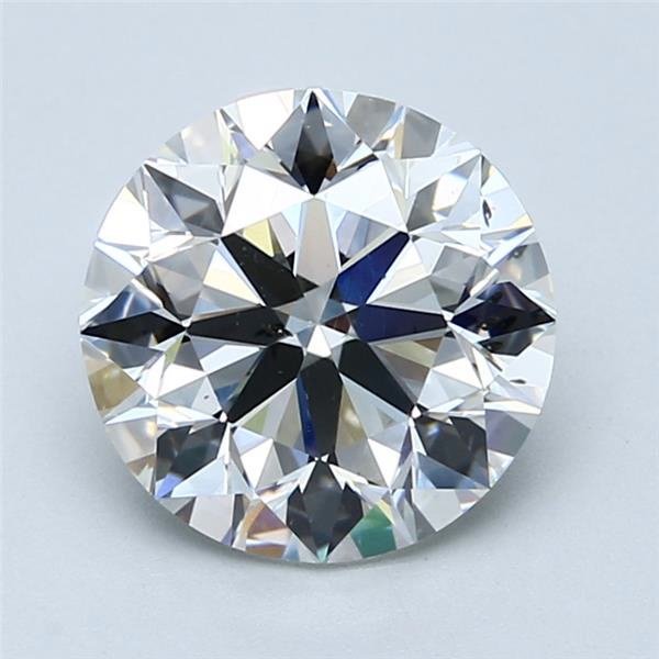3.00ct H SI1 Excellent Cut Round Diamond