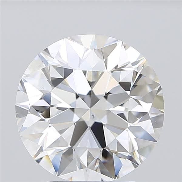 4.01ct G VS2 Rare Carat Ideal Cut Round Diamond