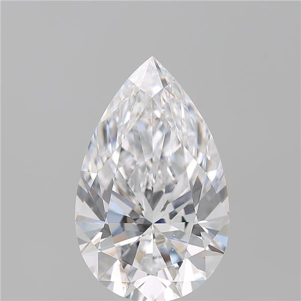 4.08 Carat Pear Natural Diamond