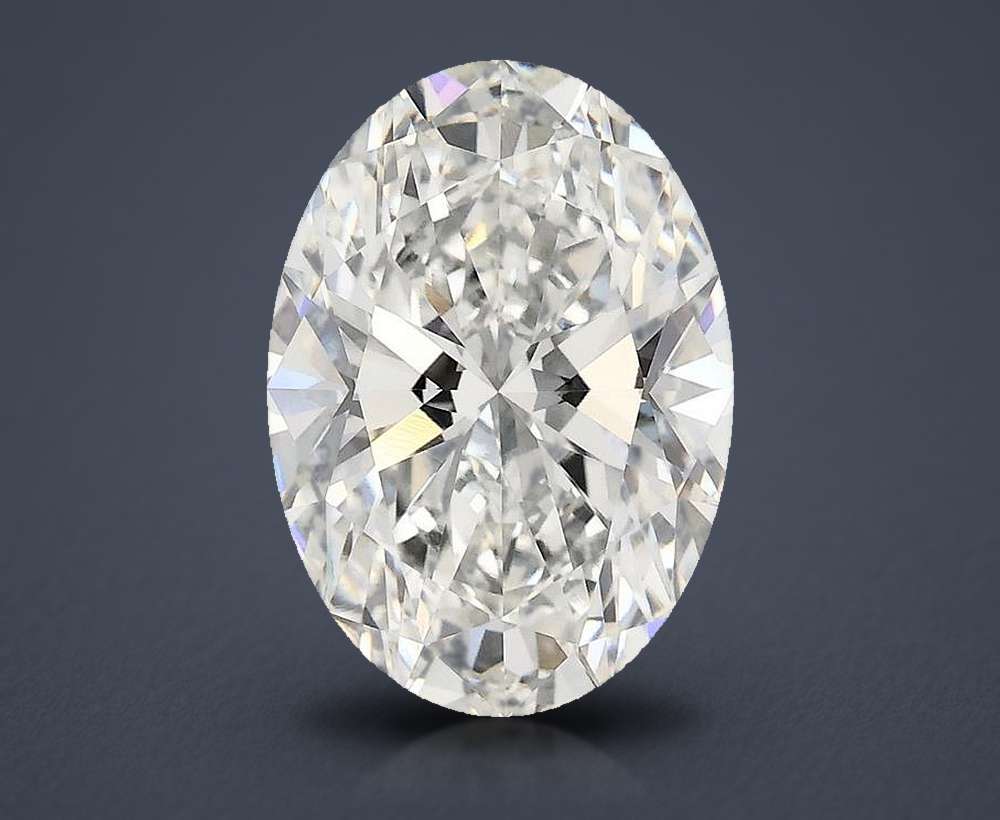 3.90 Carat Oval Lab Diamond