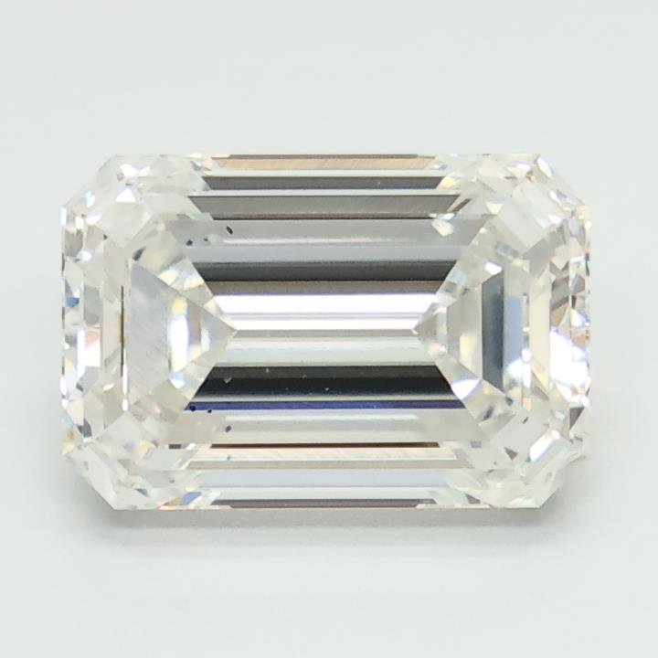 2.50ct F VS2 Rare Carat Ideal Cut Emerald Lab Grown Diamond