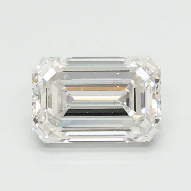 1.11ct F VS1 Rare Carat Ideal Cut Emerald Lab Grown Diamond