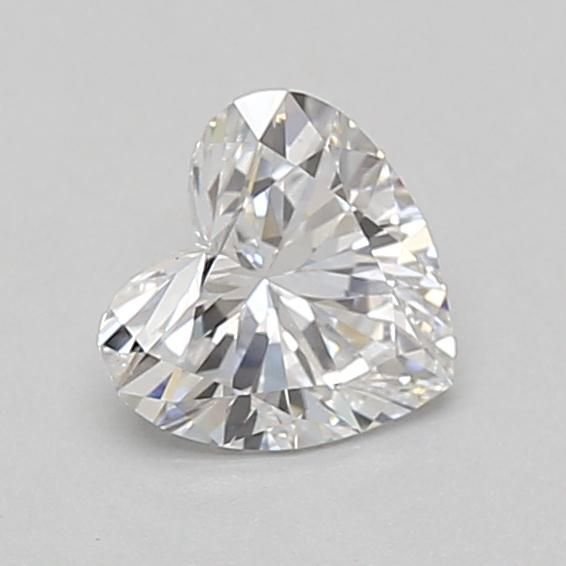0.78ct D SI1 Rare Carat Ideal Cut Heart Lab Grown Diamond