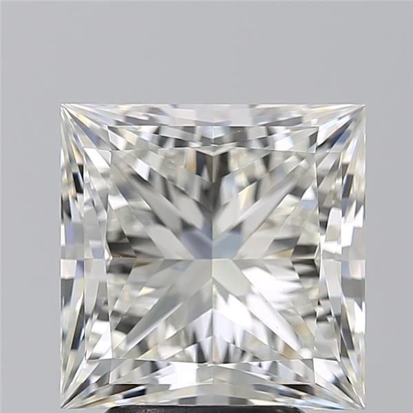 4.09ct H VS1 Rare Carat Ideal Cut Princess Lab Grown Diamond