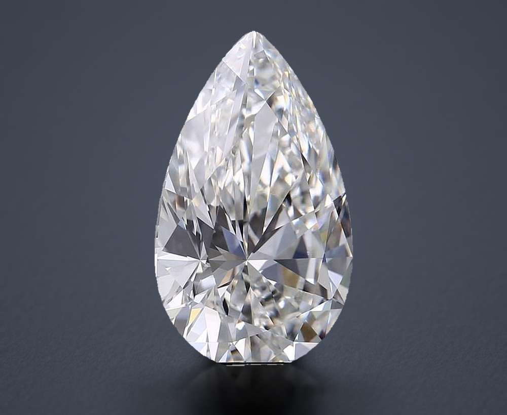 3.08 Carat Pear Lab Diamond